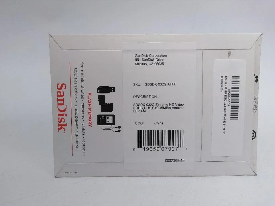 SanDisk 32 GB SDHC Class 10 UHS-1 Flash Memory Card 45MB/s SDSDX-032G-AFFP - Image 3 of 4