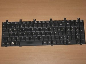 Fujitsu Siemens K022629D1-XX Tastatur deutsch, schwarz für Amilo Laptop