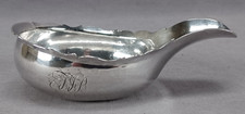 Nathaniel Appleton & Anne Smith London Georgian Sterling Silver Pap Boat C. 1767