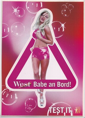  AK - (D) - West - Babe an Bord - Hot - Reklame - Top Zustand