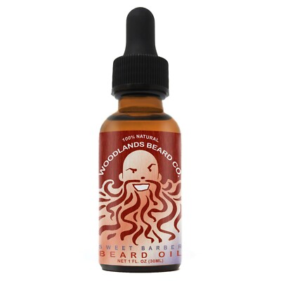 Sweet Barber Beard Oil with a Sandalwood Lavender Barbershop Scent