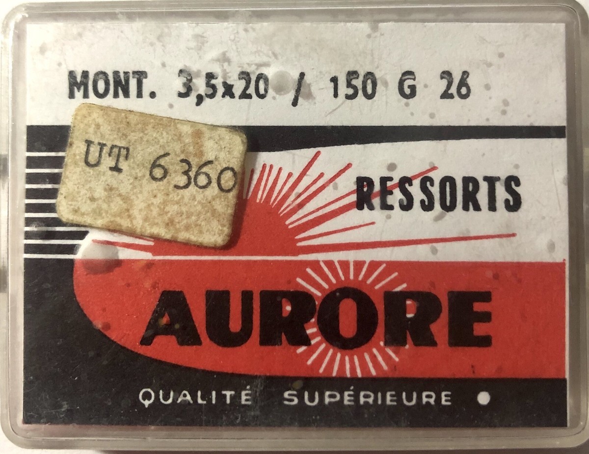 Ressort Principal Pour Montre 1,50 X 0,08 - Référence 260/150, Calibre 7.5, Neuf Sans étiquette - Marque Magistral