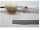 Set of Nd:glass laser rod 8 x 150 mm, with Brewster ends, and a Xe flashlamp — photo 5