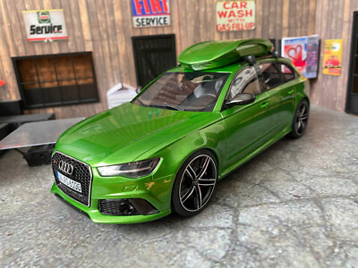 Audi RS6 C7 Avant Motorhelix MH012AG 1:18 32/66 inkl. Dachbox