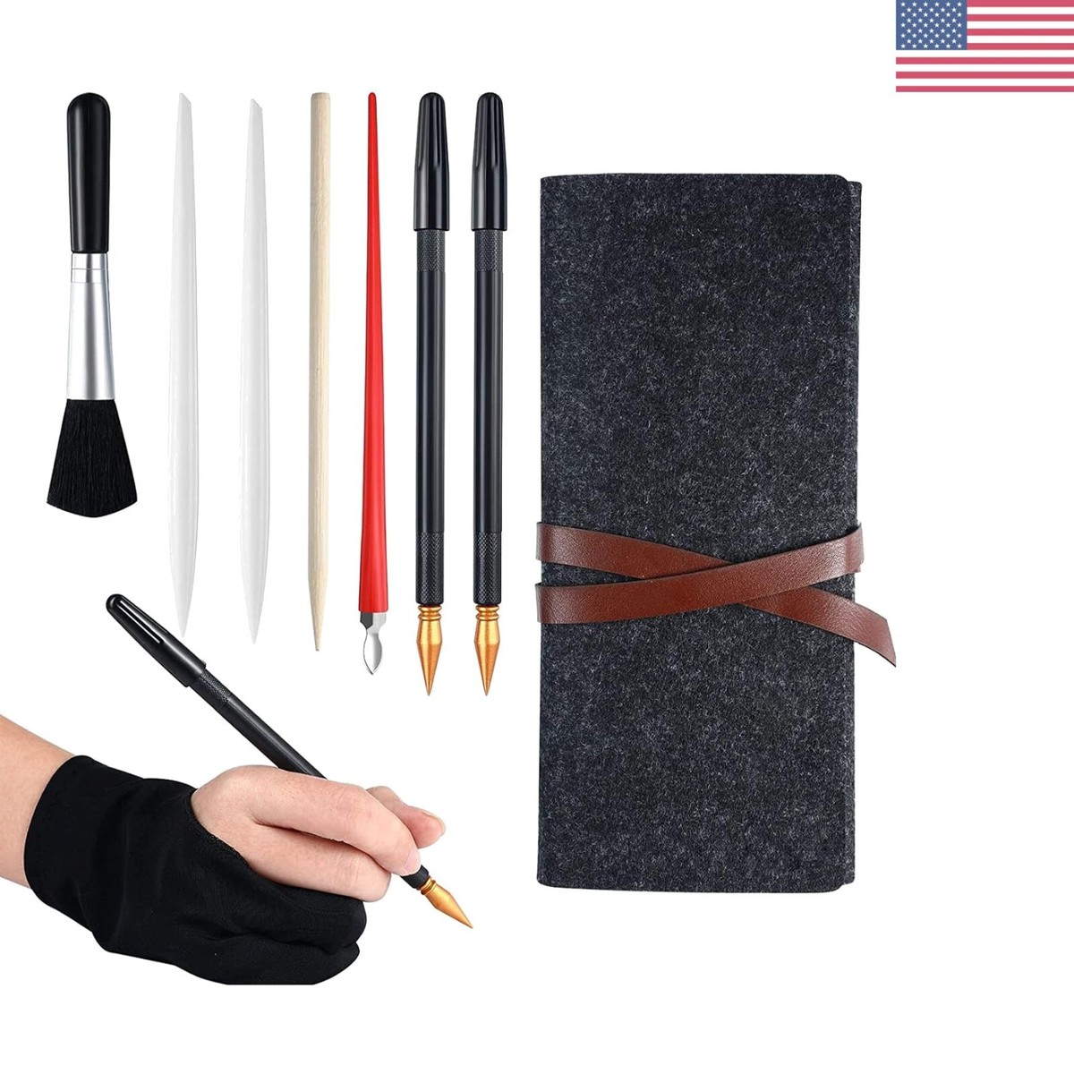 Aazon.co : Scratch Painting Art Tool, 9 Pieces Scratching Drawing