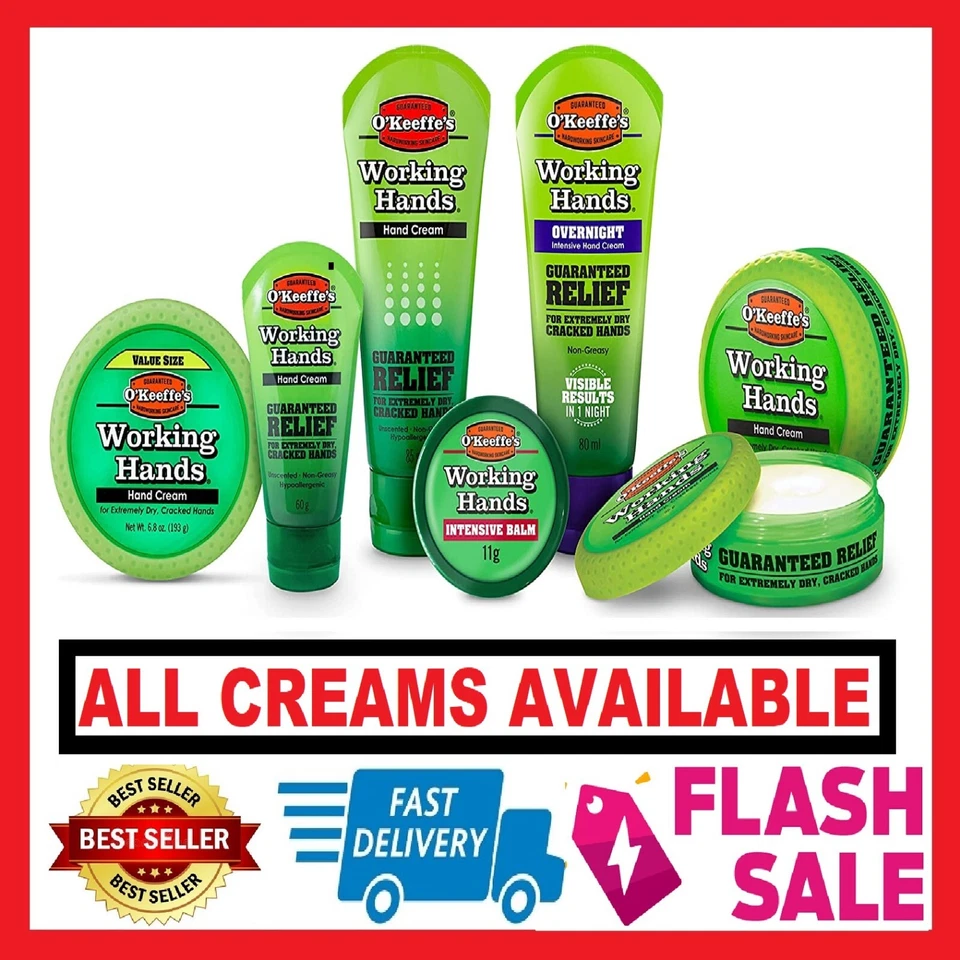 O’Keeffe’S Working Hands 96g Or 193g Hand Cream for Extremely Dry Cracked Hands