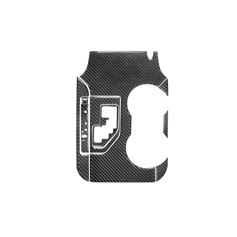 10Pcs Carbon Fiber Console Gear Shift Cover Trim For Toyota Camry 2012-14 Type B - image 2 of 4