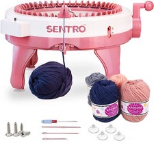 Knitting Machine,Knitting Machine 48 Needles,Smart Circular Loom with Row Counte