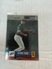 Delmon Young 2005 Donruss Baseball Career Stat Line #348 #025/320 NrMt
