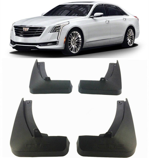 New OEM Set Splash Guards Mud Guard Mud Flaps FOR 20162020 CADILLAC