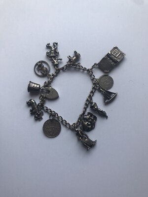 Vintage Bettelarmband Silber
