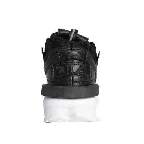 Fila Disruptor II Exp Pierced Lifestyle Shoes Black White Rose Gold Women's NEW - Afbeelding 4 van 6