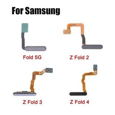 For Samsung Z Fold Fold2 Fold3 Fold4 Home Button Fingerprint Sensor Flex Cable