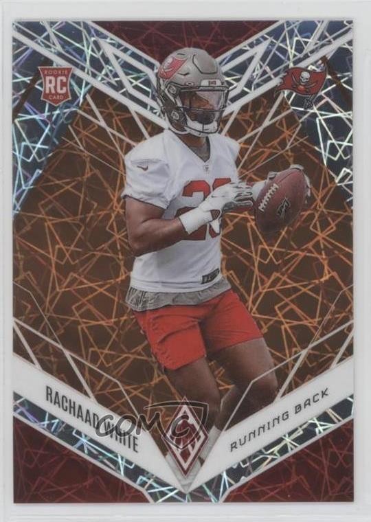 2022 Panini Phoenix Rookies Orange Lazer 2/75 Rachaad White #143 gc7