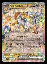 Galvantula ex 51/142 Double Rare Stellar Crown Pokemon Near Mint