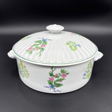 Herb Bouquet Fine Porcelain By Shafford casserole dish with lid vintage