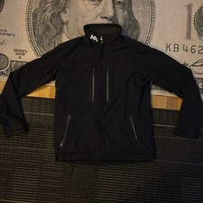 Jelly Hansen Helly Tech Blue Men's Full Zip Waterproof Jacket Size M