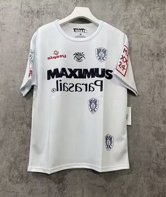 UTOPIA  Short Sleeve Jersey White Polyester Regular Fit Style Jerseys Size L