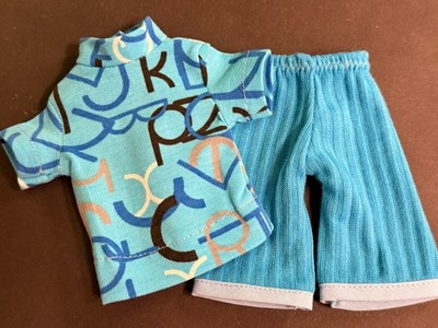 Barbie Ken Fashion Kleidung - Strand Set , Hose - Shirt