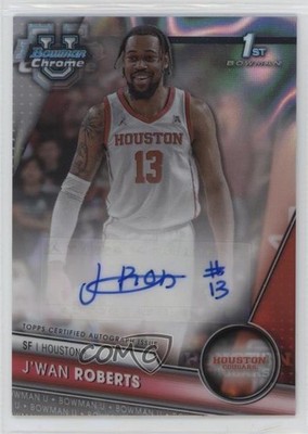 2023-24 Bowman U Chrome Prospect Lava Refractor 89/199 J'Wan Roberts Auto 5l1