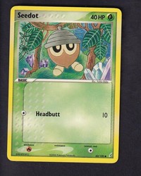 Seedot 60/100 EX Crystal Guardians Pokemon Card - Near Mint