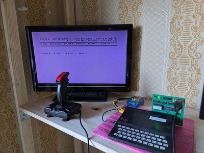 Kempston Joystick Interface with 16KB RAM & Firmware EPROM for Sinclair ZX81