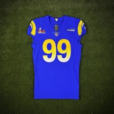 2021 Aaron Donald Los Angeles Rams Pro Cut Team Issued Jersey Super Bowl LVI 56