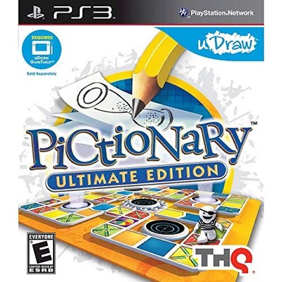 uDraw Pictionary: Ultimate Edition For PlayStation 3 PS3 Puzzle Game Only 6E