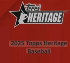 2025 Topps Heritage BASE SINGLES Baseball U-PICK! COMPLETE YOUR SET! (#1-250)🔥