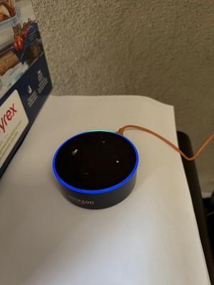 Amazon Echo Dot 2nd Gen RS03QR Black Wi-fi Bluetooth Alexa Smart Speaker Cable