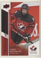 2020 Team Canada Juniors Program of Excellence Exclusives /165 Theo Rochette 8tn