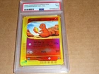 2002 Pokemon EXPEDITION CHARMANDER REVERSE FOIL #97 PSA 7