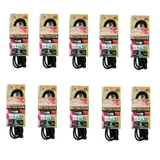 10 DMX Cables 3 Pin 5 FT Premium Shielded Stage Par Lighting Cable by Prox