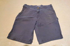 Carhartt Men s Relaxed Fit Work Shorts Gray 36x11 Cotton Canvas