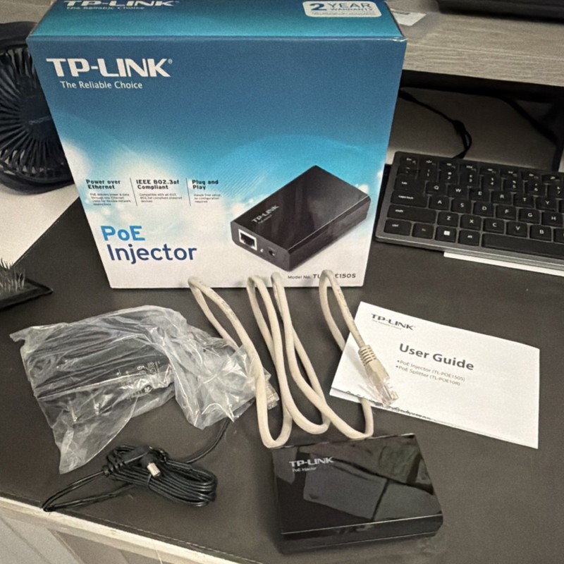 TP-Link TL-POE150S PoE Injector with Power Adapter 48V 0.35A MPN TL-POE150S