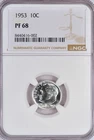 1953 Roosevelt Dime Proof NGC PF 68 PR Gem Silver Coin 10C