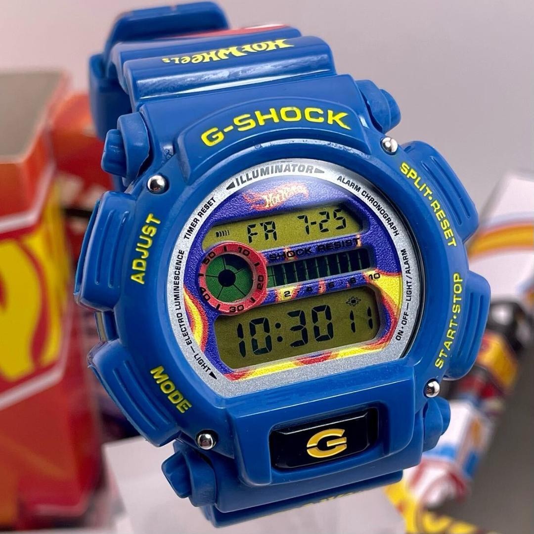 CASIO G-SHOCK DW-9052 Hot Wheels Car Collaboration Watch Rare | eBay