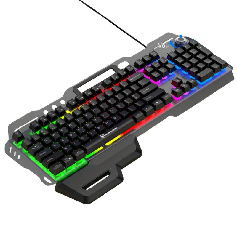 Clavier gaming QWERTY filaire pour éviter les latences de connexion