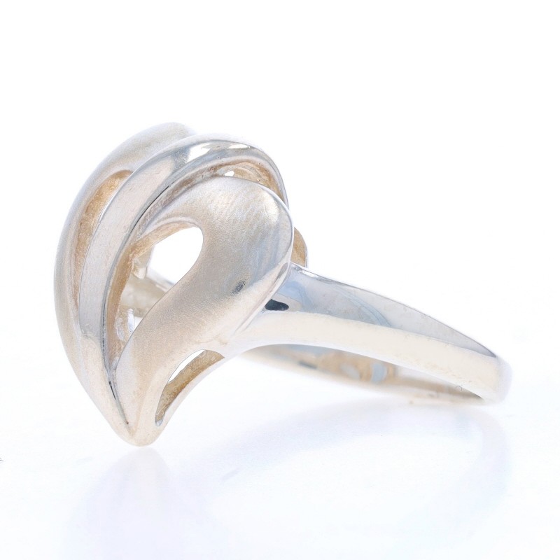 Sterling Silver Heart Statement Ring - 925 Love M… - image 3