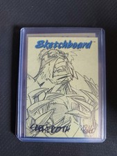 MARVEL MCC98 EDITORS CHOICE SKETCHBOARD TRADING CARDS FLEER 98 SABRETOOTH