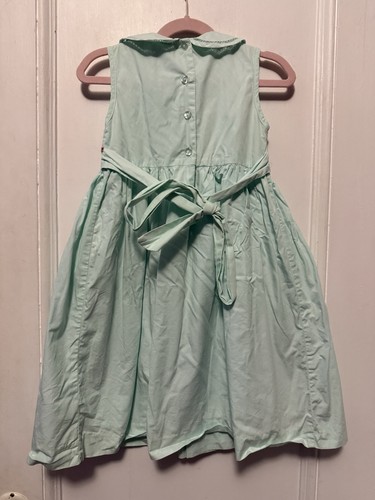 Vintage Mint Green Charter Club Smocked Petticoat Dress - Picture 11 of 12
