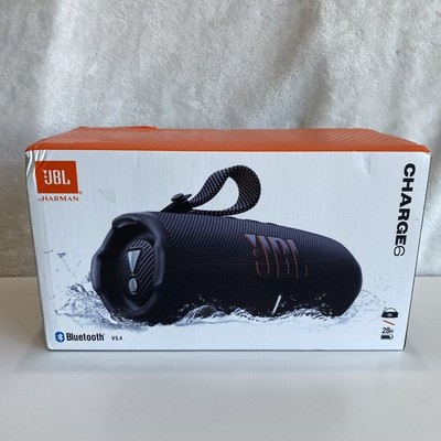 JBL Charge 6 Portable Bluetooth Speaker Black   Brand New TESTED