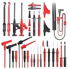 High Voltage 25pcs Leads Kit With Silicone Probes For Multimeter Testing High Voltage 25pcs Leads Kit With Silicone Probes For Multimeter Testing