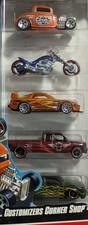 New 2008 Hot Wheels 5-Pack, Customizers Corner Shop, Scale 1:64, Diecast, L9966