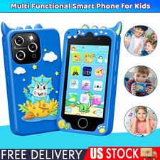 Kids Smart Toys Phone Birthday Gifts Unicorn Toddler Phone Blue Christmas gift