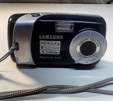 Samsung Digital Camera Digimax A402 4.0MP Blue/Gray Works And Tested