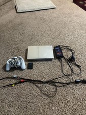 Sony PlayStation 2 Slim Console Satin Silver ...