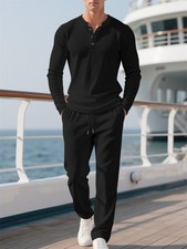 Mens Sweatsuits 2 Piece Sport Tracksuit Jogger Sweat Suits Jogging Outfits