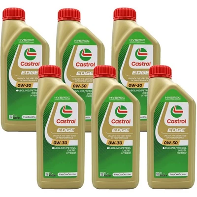 Castrol EDGE 0W-30 Huile Moteur Synthétique 6L - BMW LL-04 MB 226.5 ACEA C3 - Photo 1/4