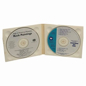 Sega CD Rock Paintings & Hot Hits Sampler. 2 Disc Set! Tested